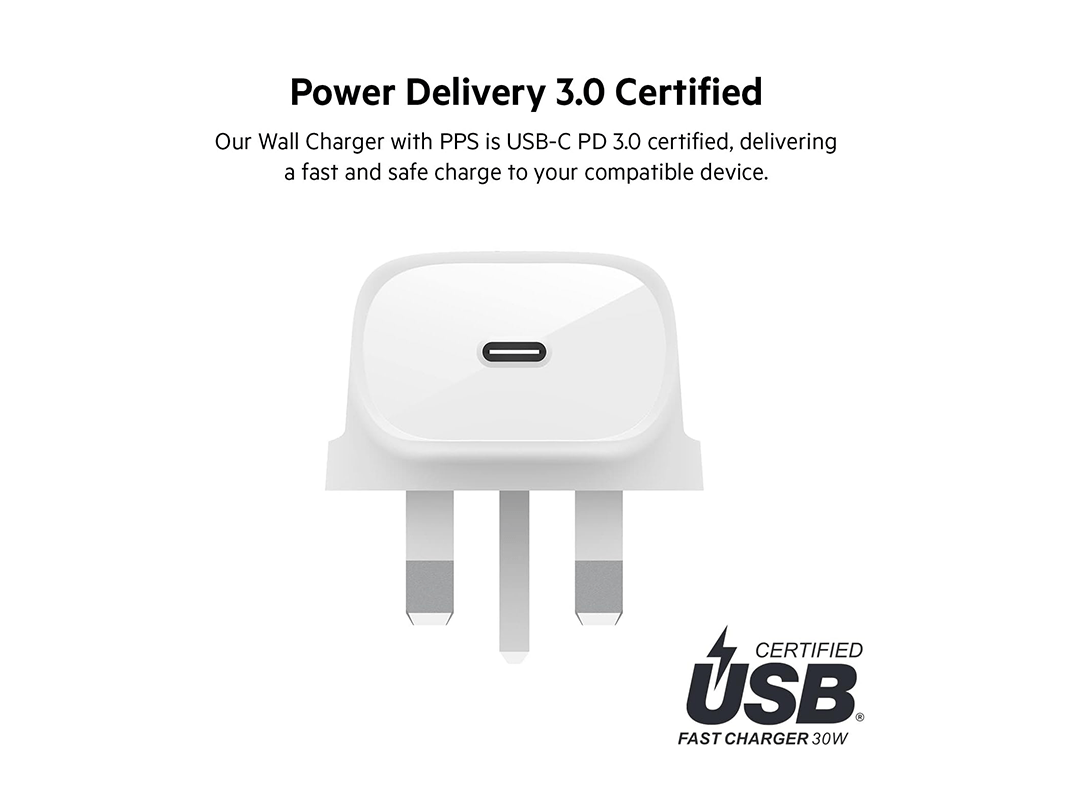 Belkin BoostCharge 30W USB-C PD Wall Charger in Qatar Belkin BoostCharge 30W USB-C PD Wall Charger in Qatar